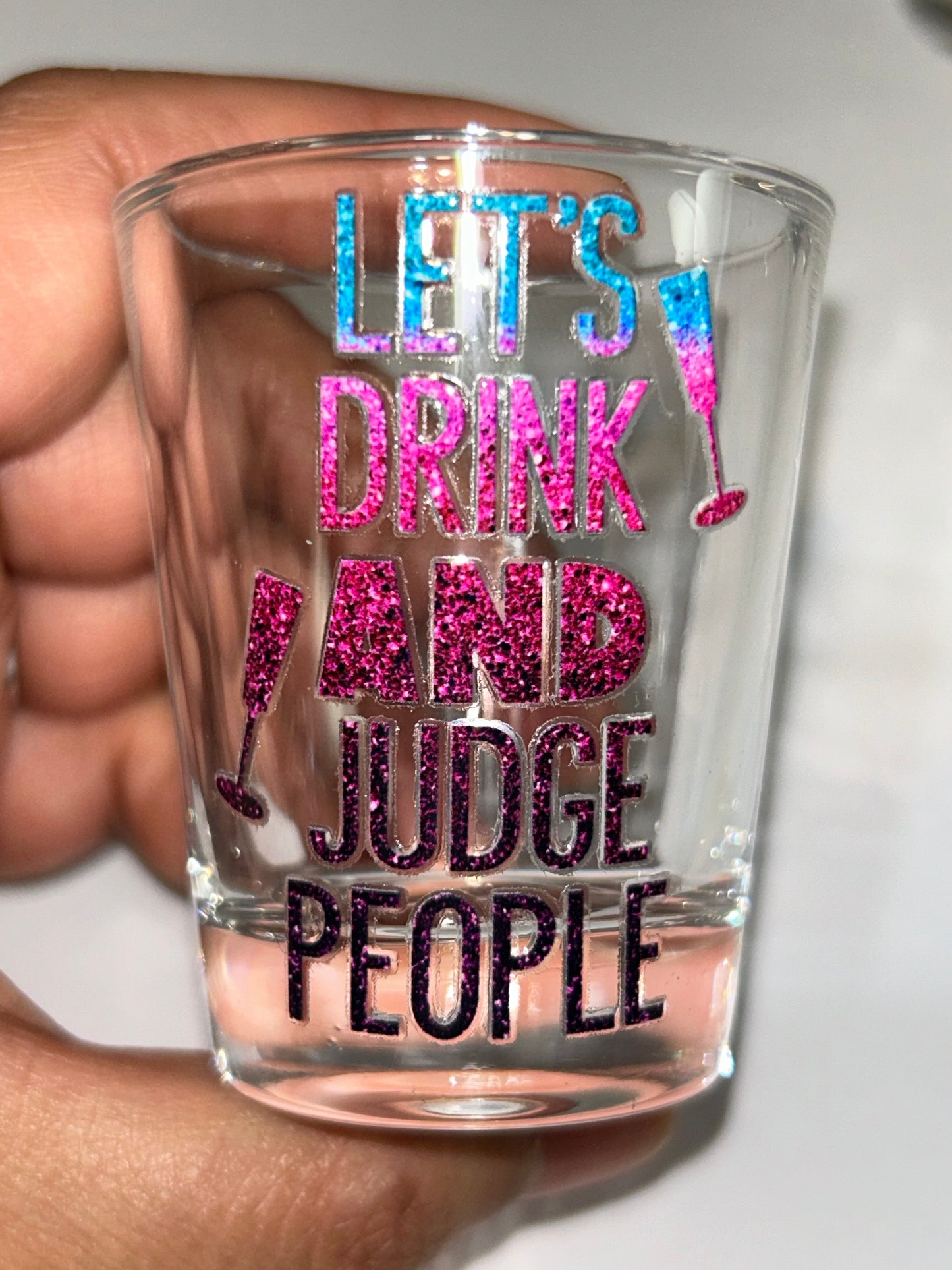 Let’s drink and judge people