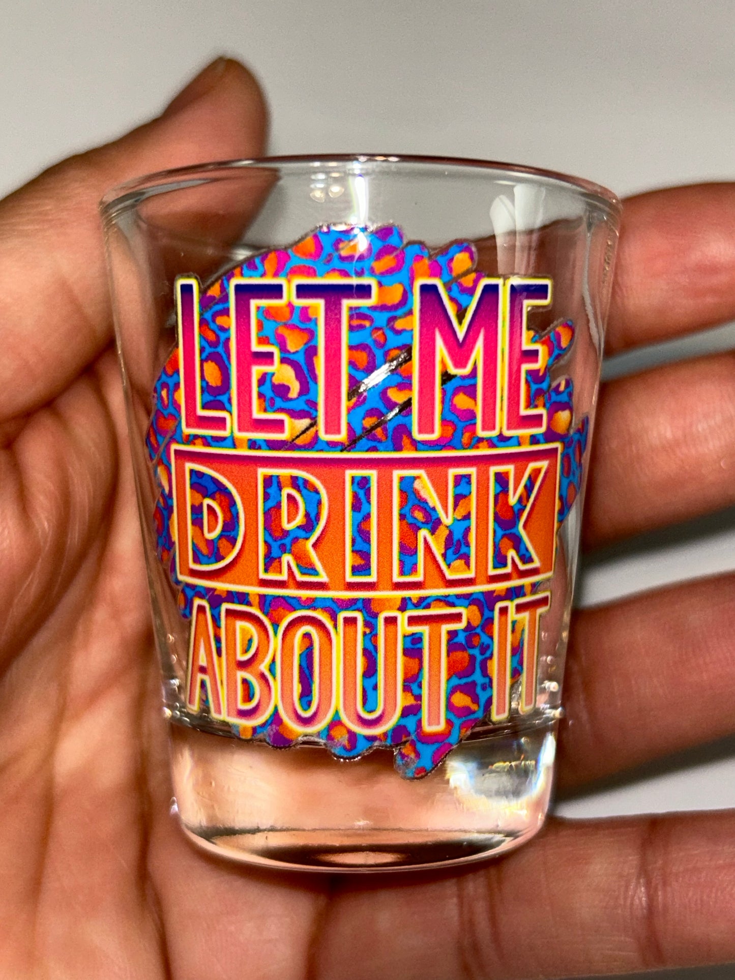 Let me drink about it
