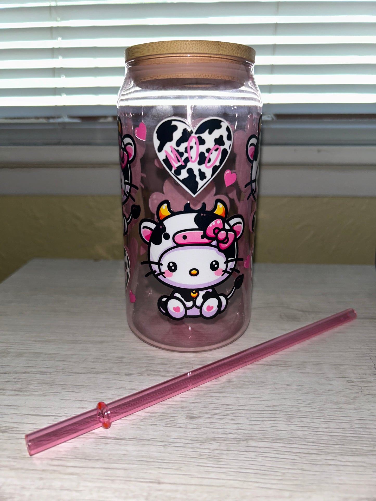 HK cow glass cup
