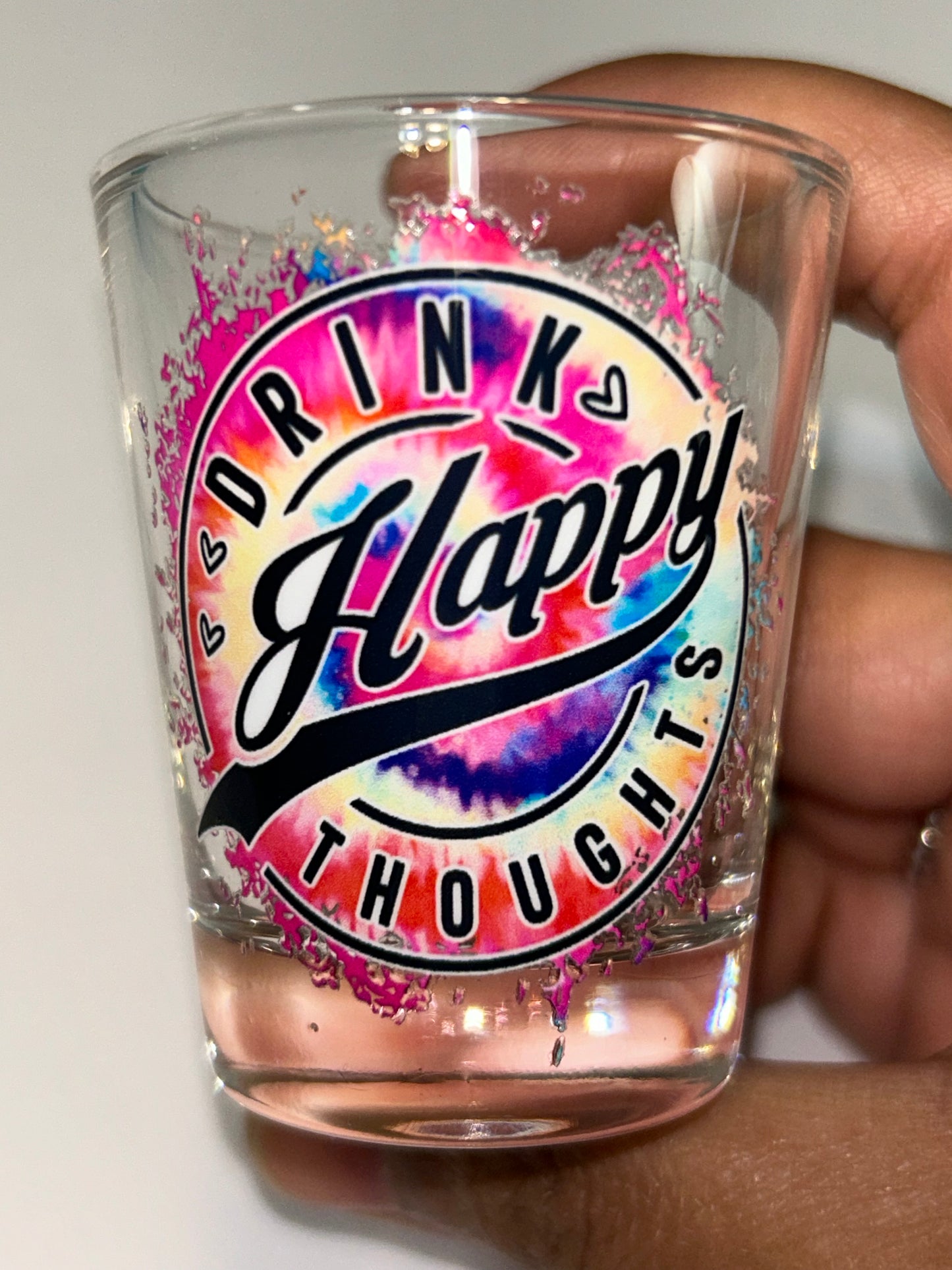 Drink happy thoughts