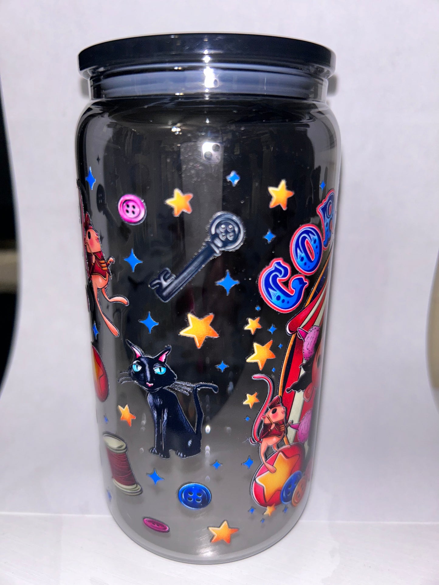Coraline glass cup