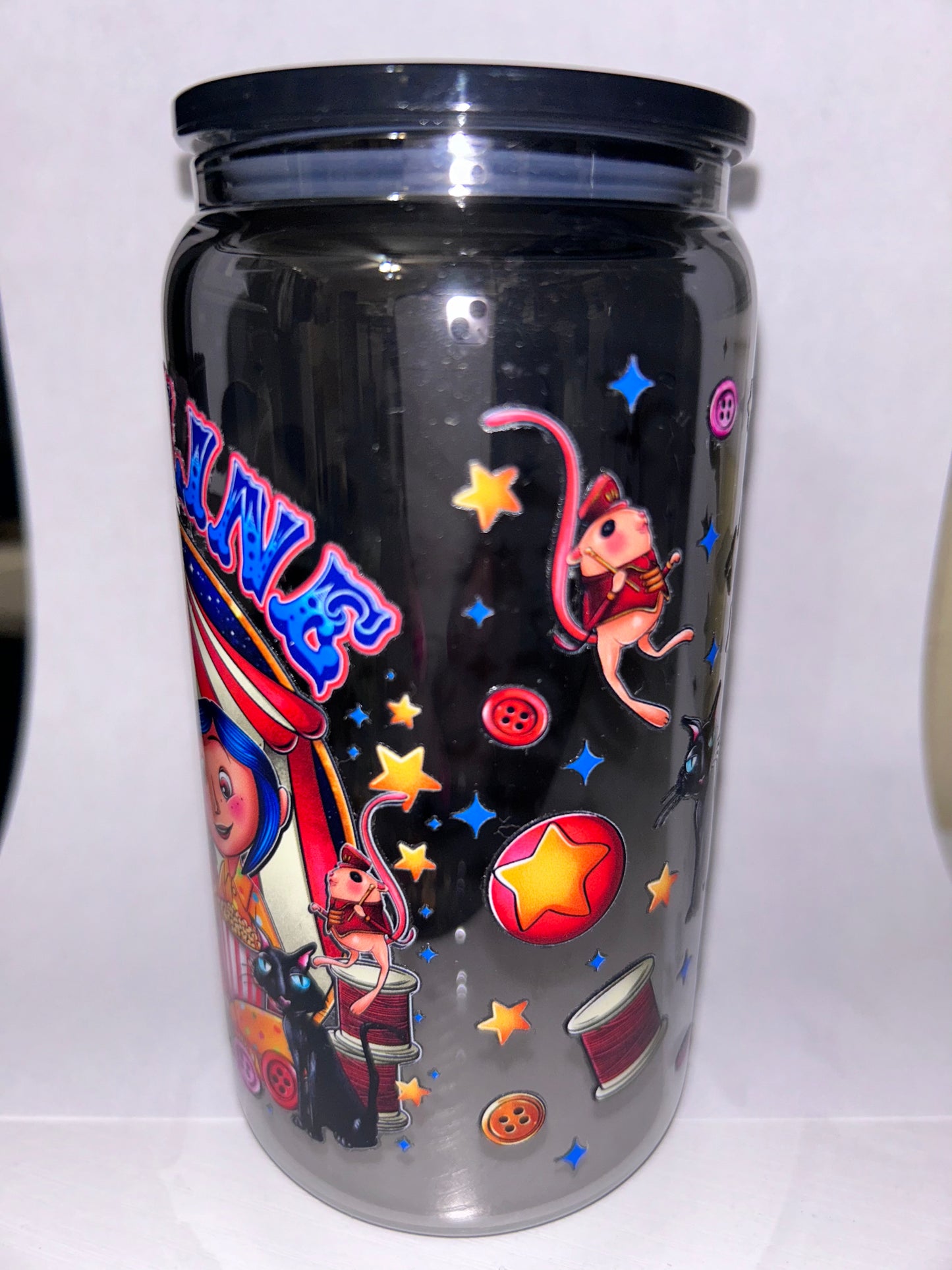 Coraline glass cup