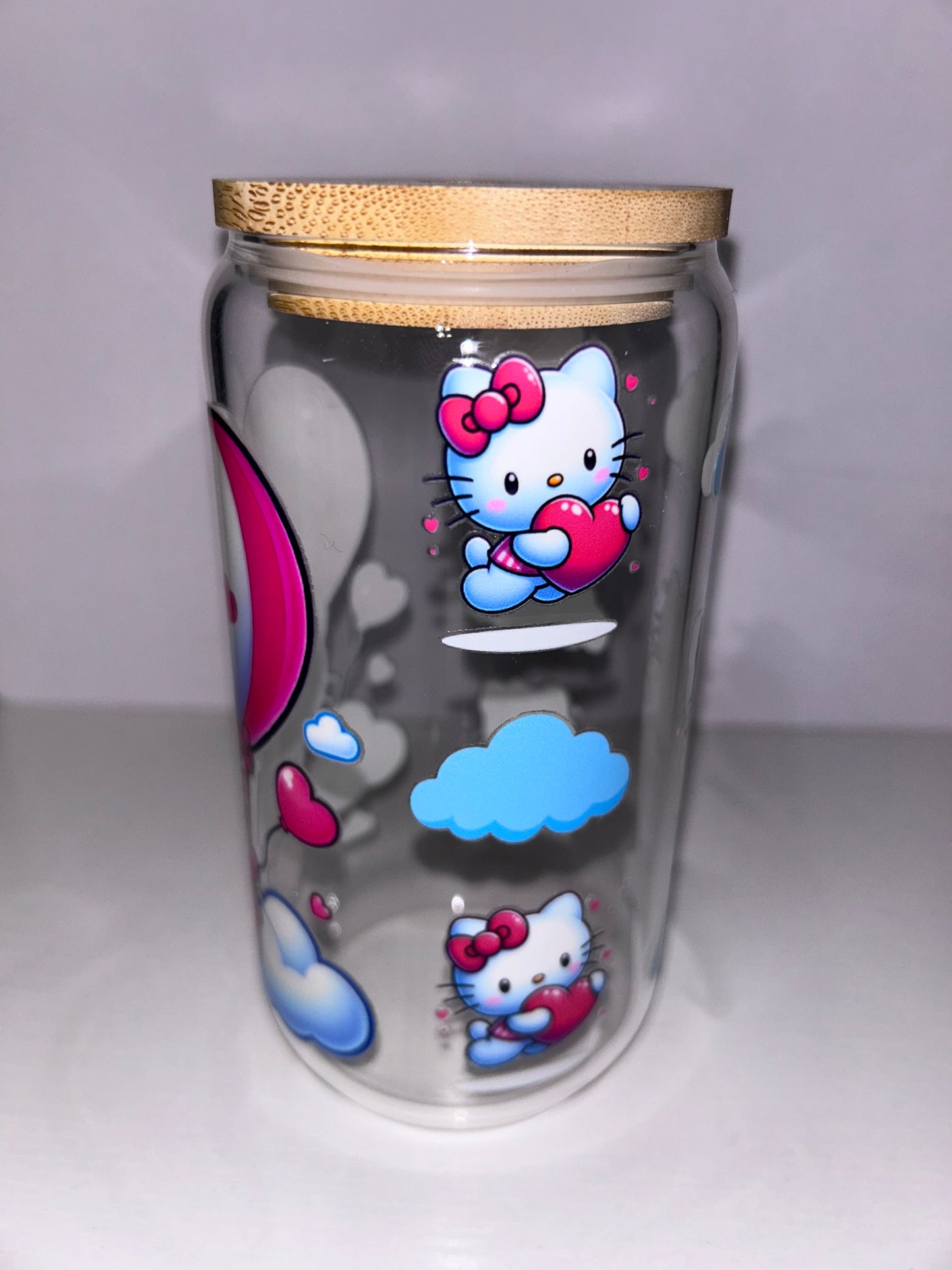 Hot air balloon HK glass cup