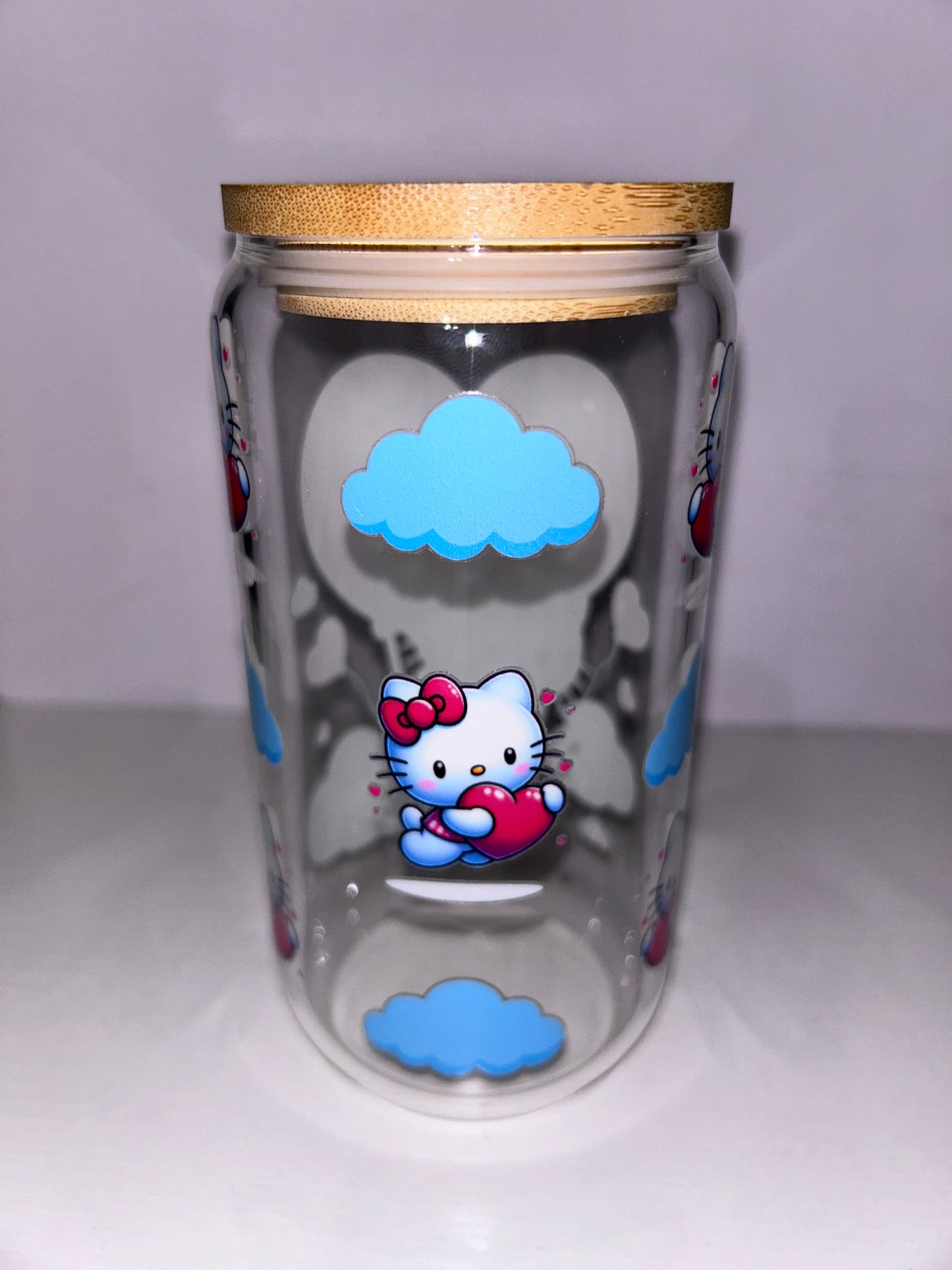 Hot air balloon HK glass cup