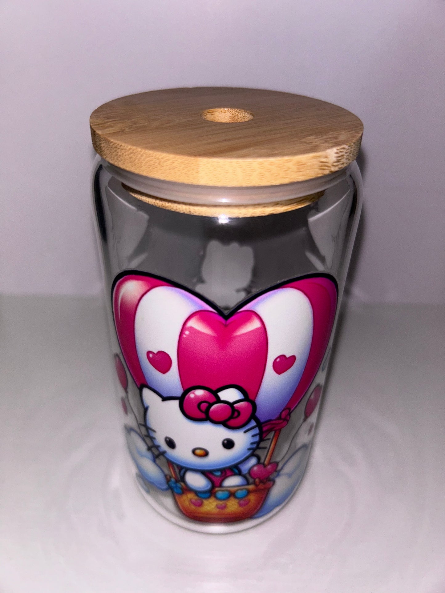 Hot air balloon HK glass cup