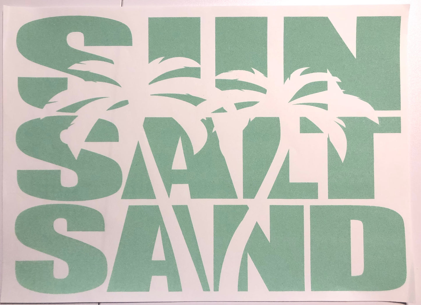 Sun salt sand