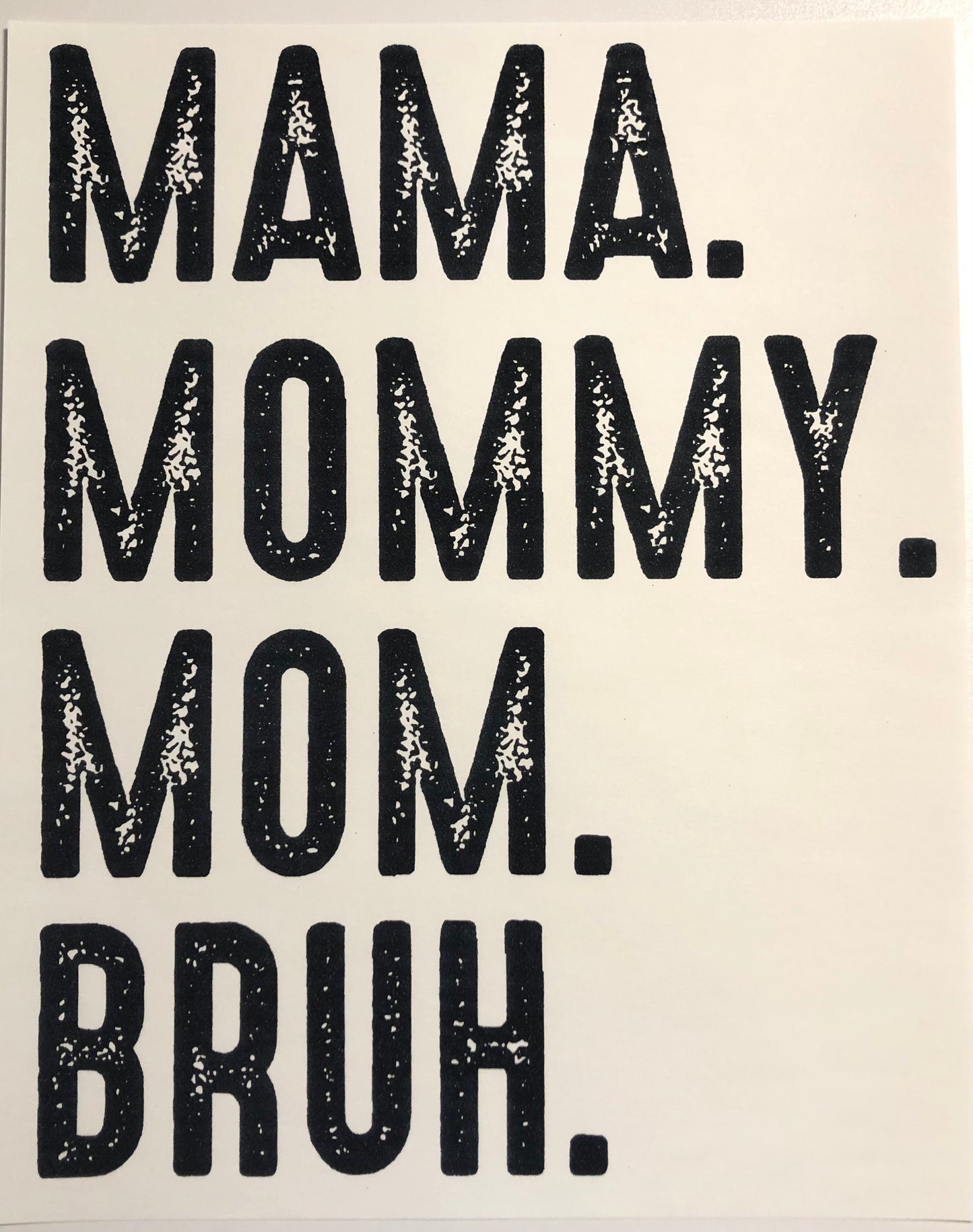 Mama transfers