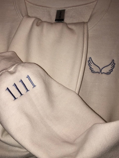 1111 ANGEL NUMBER WITH WINGS